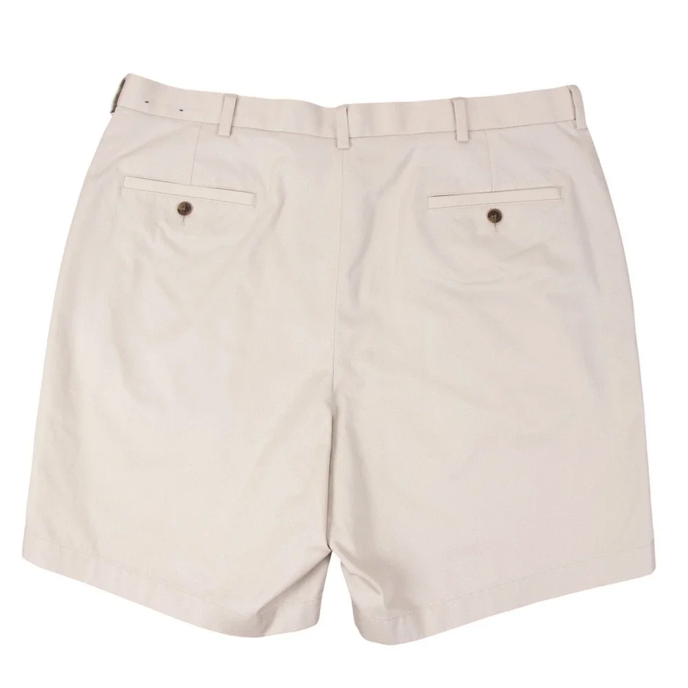 Brooks Brothers Mens 40x8.5 Light Weight Advantage Chino Shorts Beige Cotton